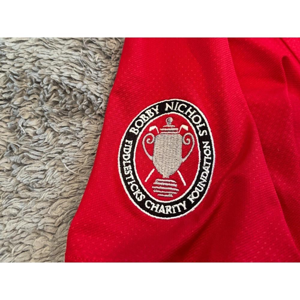 Nike Tiger Woods Collection Golf Polo Shirt Mens XL Red Performance Embroidered - Picture 4 of 8